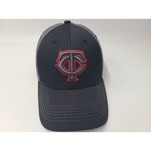 Minnesota Twins Fan Favorite Adjustable Hat Cap Nylon Blend Men MLB Black Gray